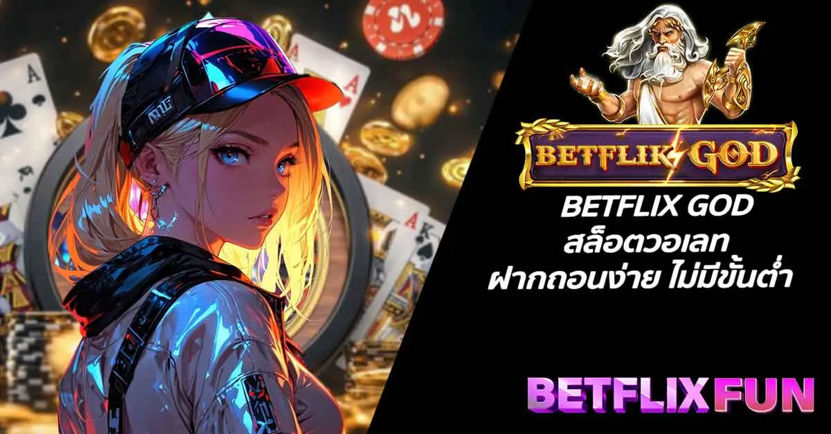 BETFLIX GOD สล็อตวอเลท ฝากถอนง่าย ไม่มีขั้นต่ำ